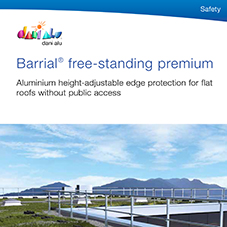 Barrial Freestanding roof edge protection - premium variations