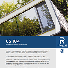 CS 104 High Thermal Aluminium Windows and Doors