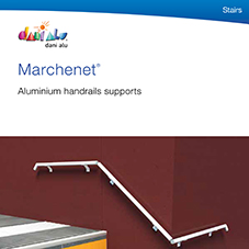 Marchenet® Aluminium handrails supports