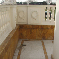 Leaky palace roof terraces repaired with TT Vapour Membrane from Triton