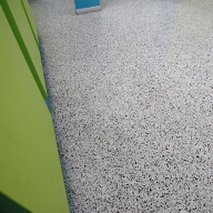 Acrigard FK flooring used at Cheney Academy