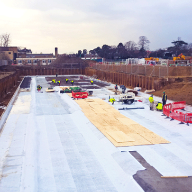 Waterproofing a housing development on old rugby grounds