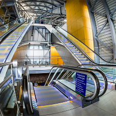 Stannah lift products at new entrance to Leeds Station