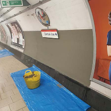 Mapei help upgrade Holland Park Underground