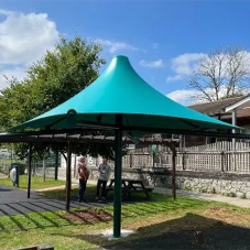 Doubletrees School in Cornwall Installs Playground Shelter