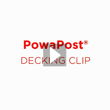 PowaPost® DC Decking Clip